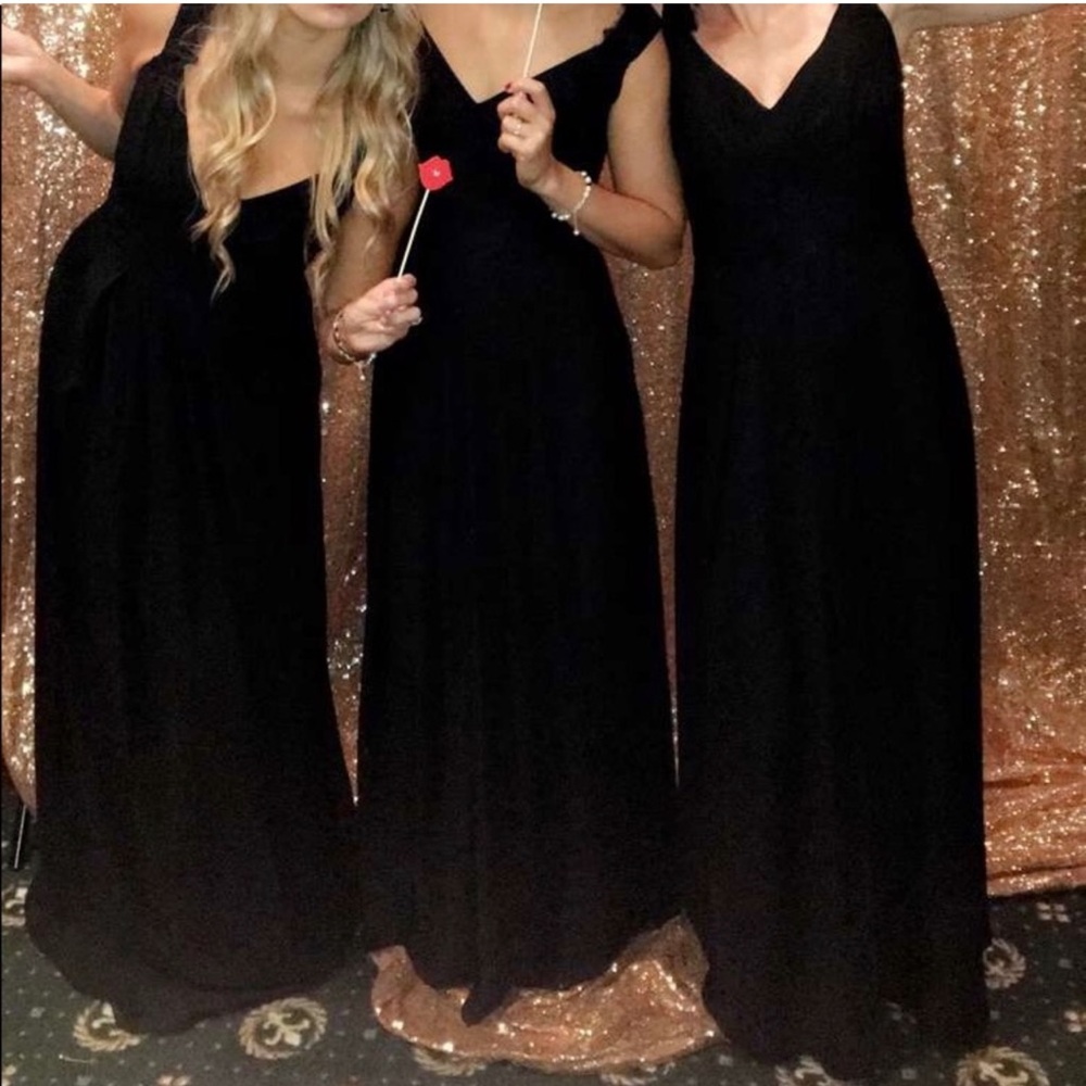 Black Sorella Vita Floor Length Dress